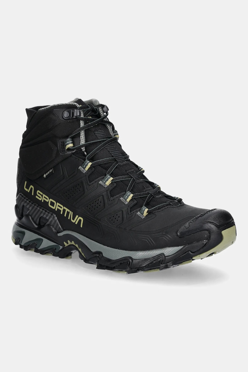 LA Sportiva pantofi outdoor Ultra Raptor II Mid Leather GTX culoarea negru, ZFHS096 LA Sportiva pantofi outdoor Ultra Raptor II Mid Leather GTX culoarea negru, ZFHS096
