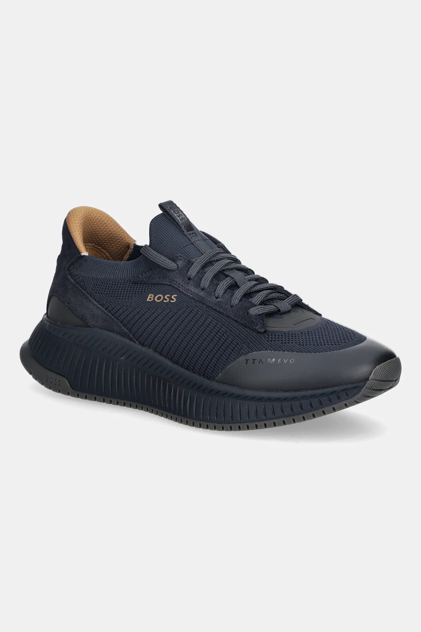 Levně Tenisky BOSS TTNM EVO pánské, černá barva, 50523113