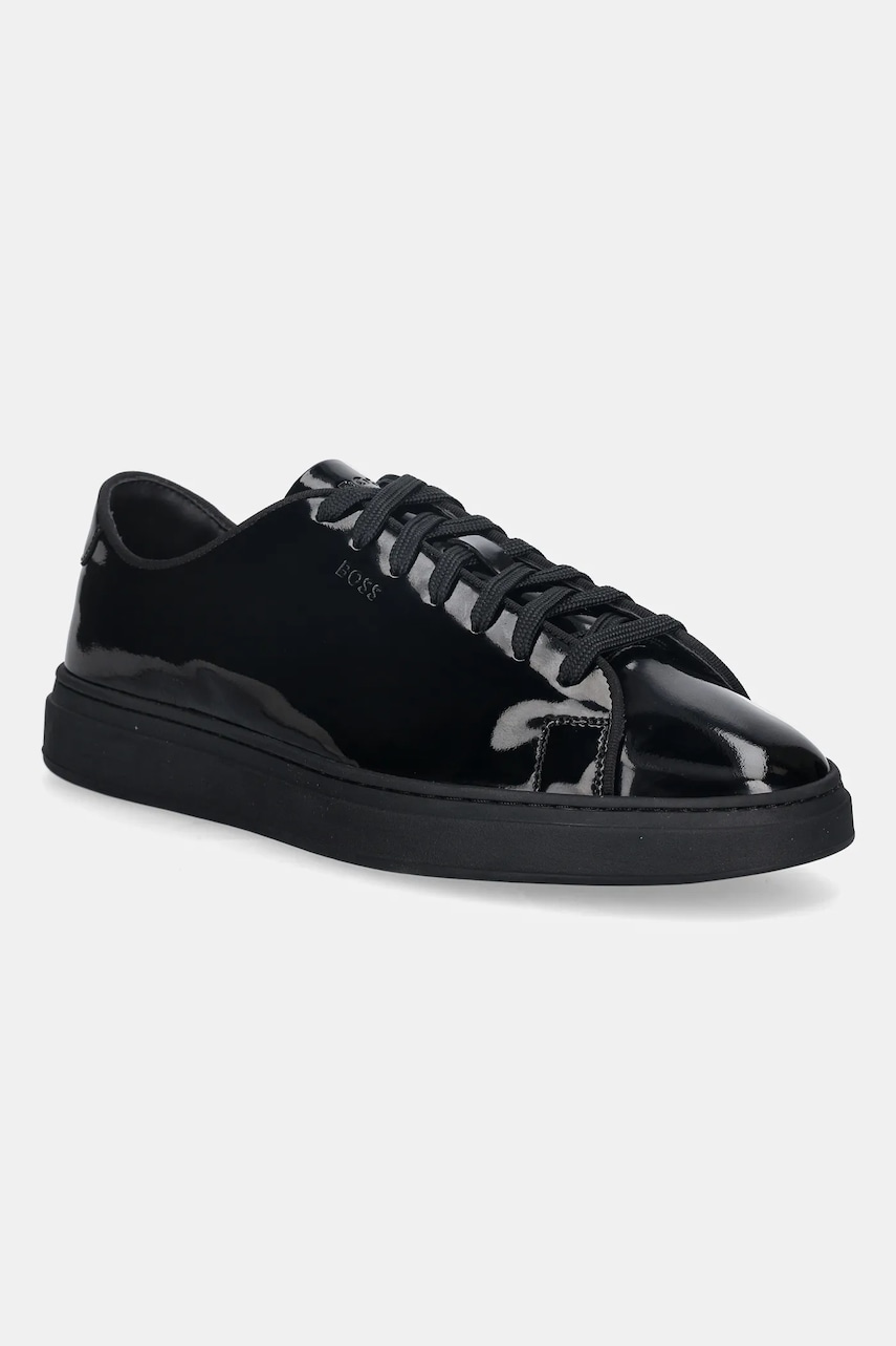 BOSS sneakers din piele Kieran culoarea negru, 50552854
