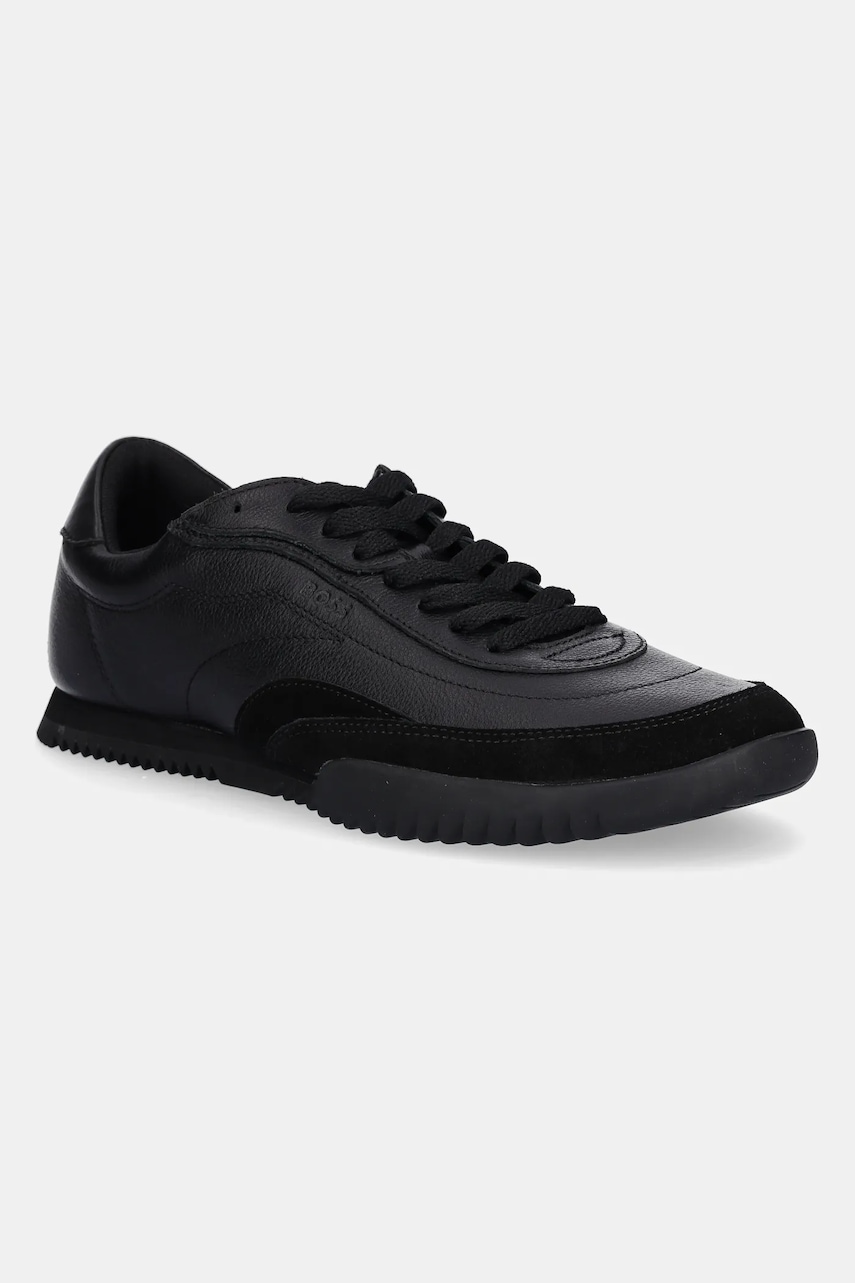 BOSS sneakers din piele Careton culoarea negru, 50552888