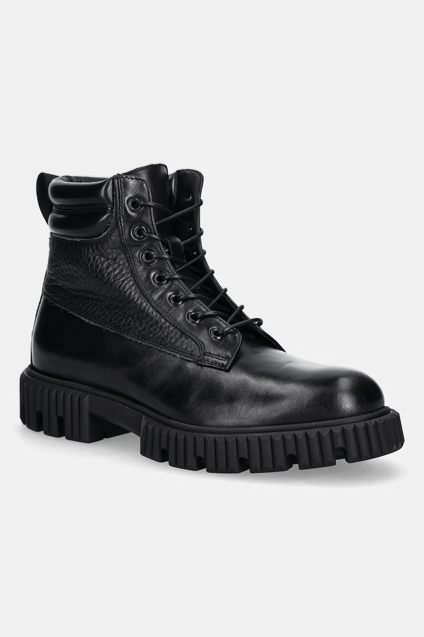 Baldinini bocanci de piele culoarea negru, U6B208P1BTVI