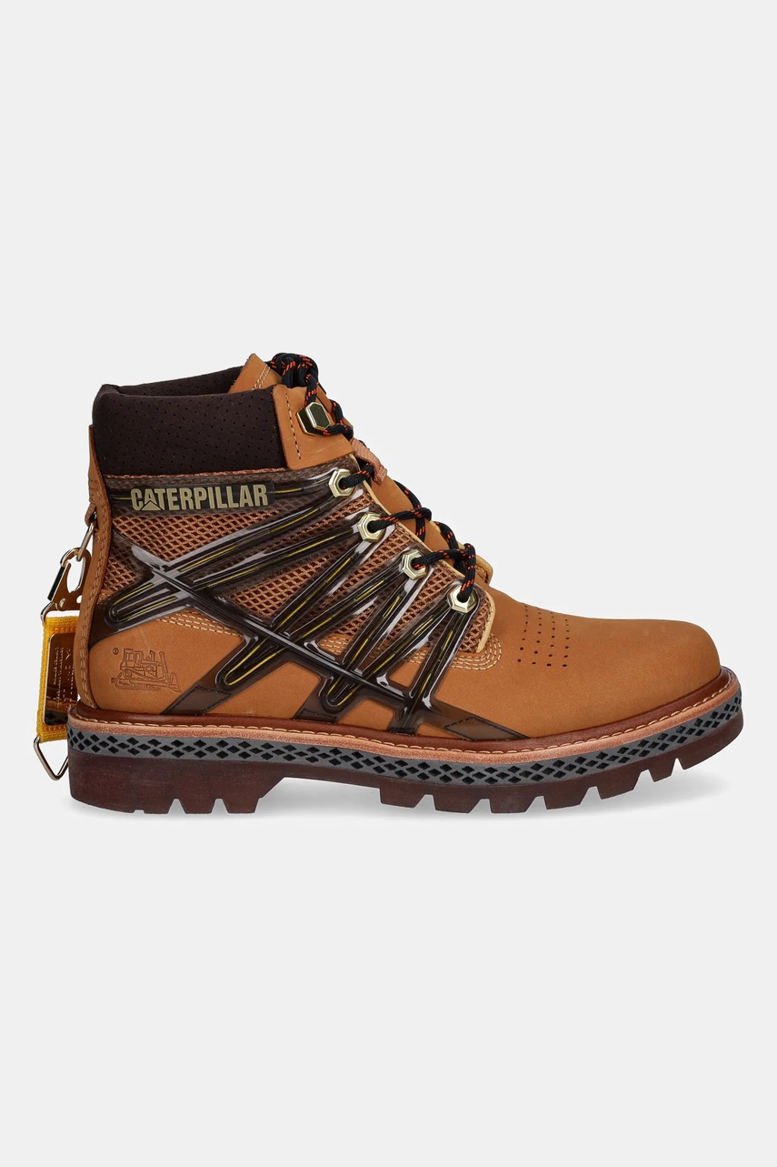 Ботинки из нубука Caterpillar GOLDEN GATE унисекс цвет коричневый P111712 Ботинки из нубука Caterpillar GOLDEN GATE унисекс цвет коричневый P111712