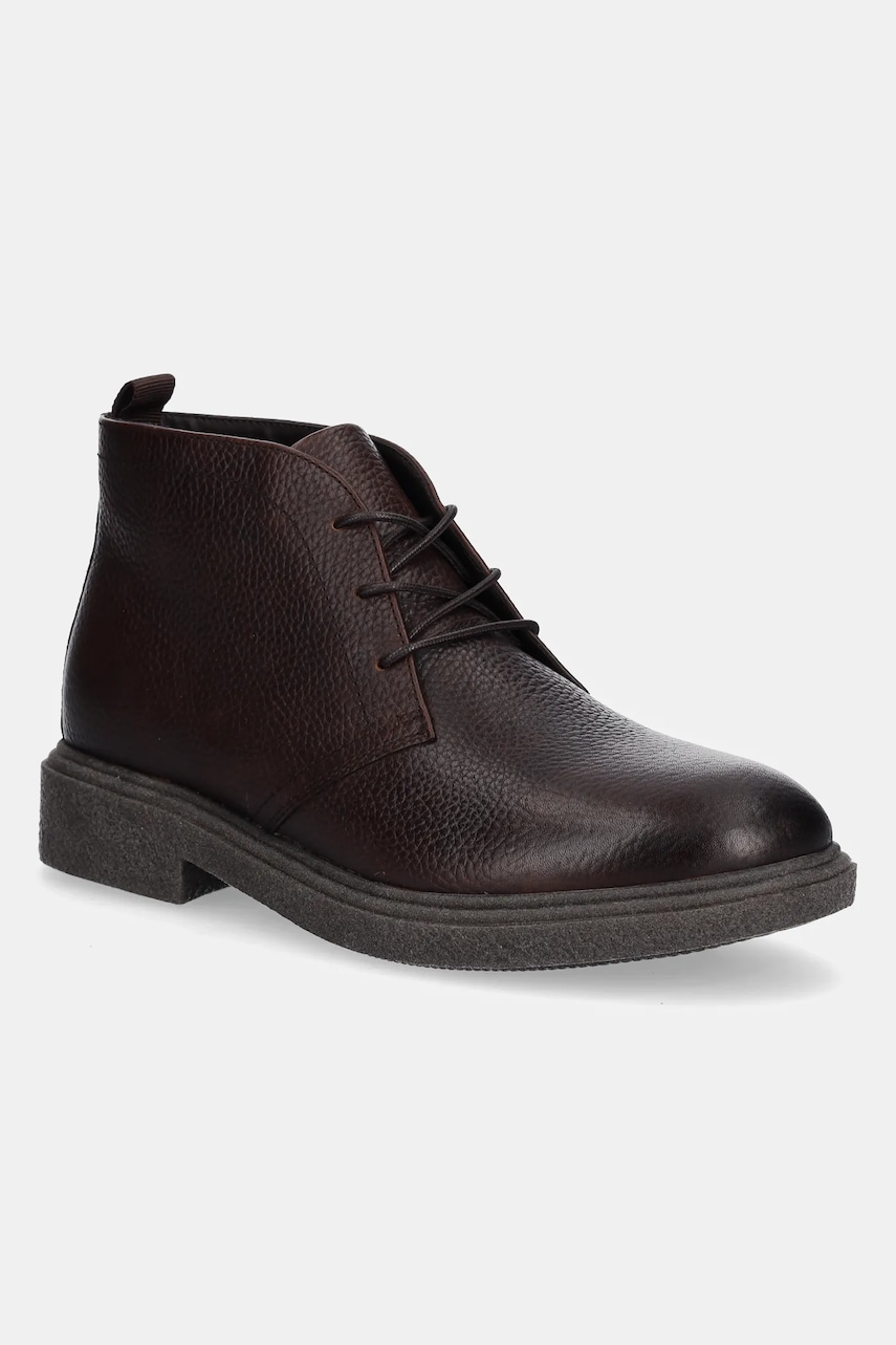 Aldo ghete de piele TORROO culoarea maro, 14174564