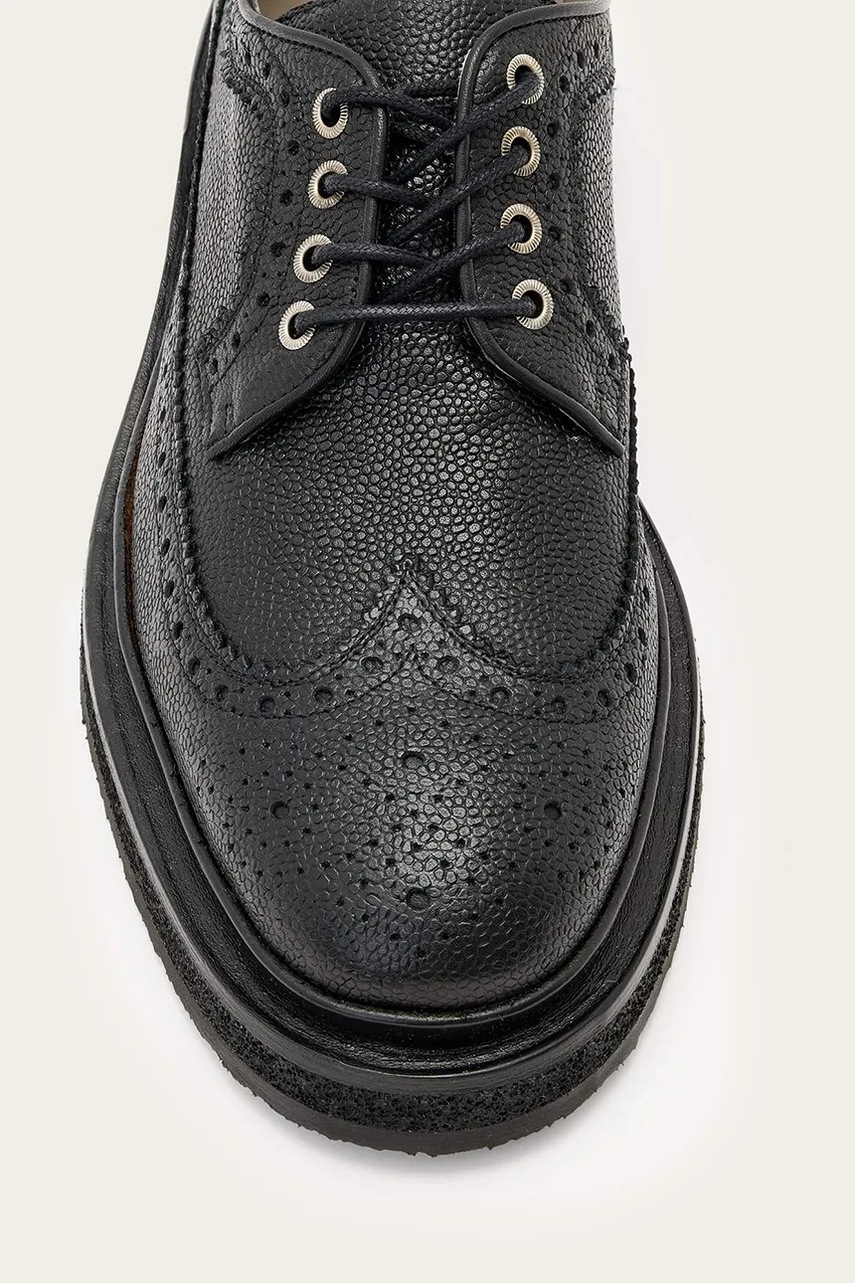 Kožené polobotky AllSaints Escher Brogue (obrázek 5)