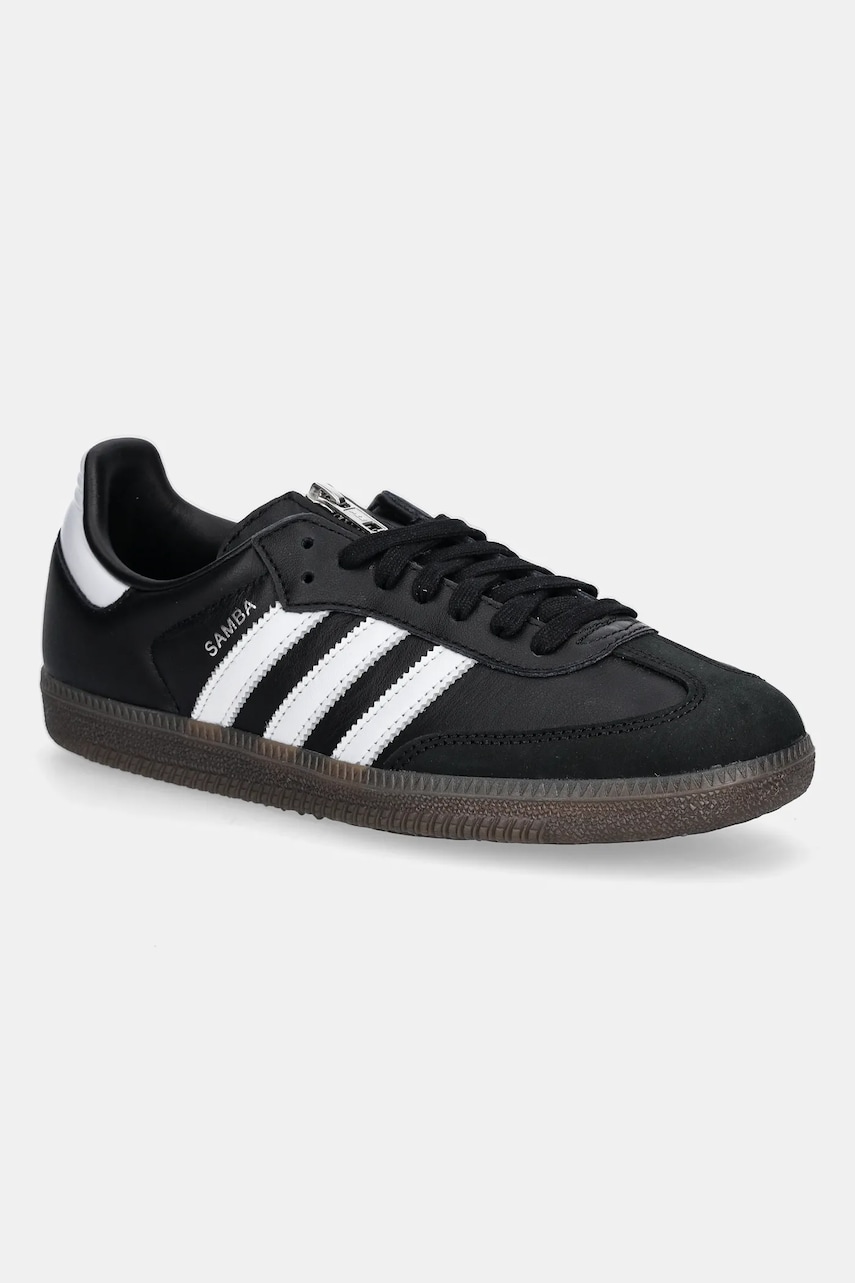 adidas Originals sneakers din piele Samba OG culoarea negru, JQ8835
