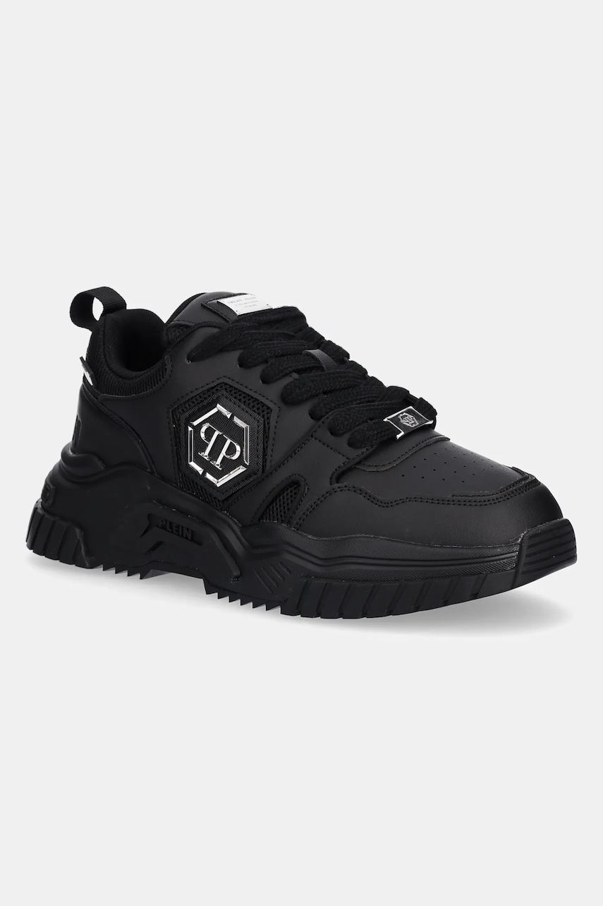 Philipp Plein sneakers New Predator culoarea negru, USC0837.PTE003N.0202