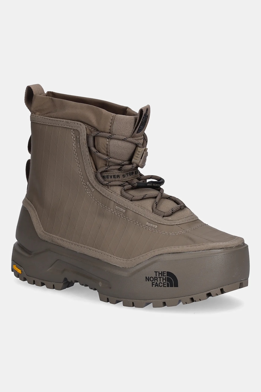 The North Face cizme de iarnă Base Camp 100 culoarea verde, NF0A8D9FF611