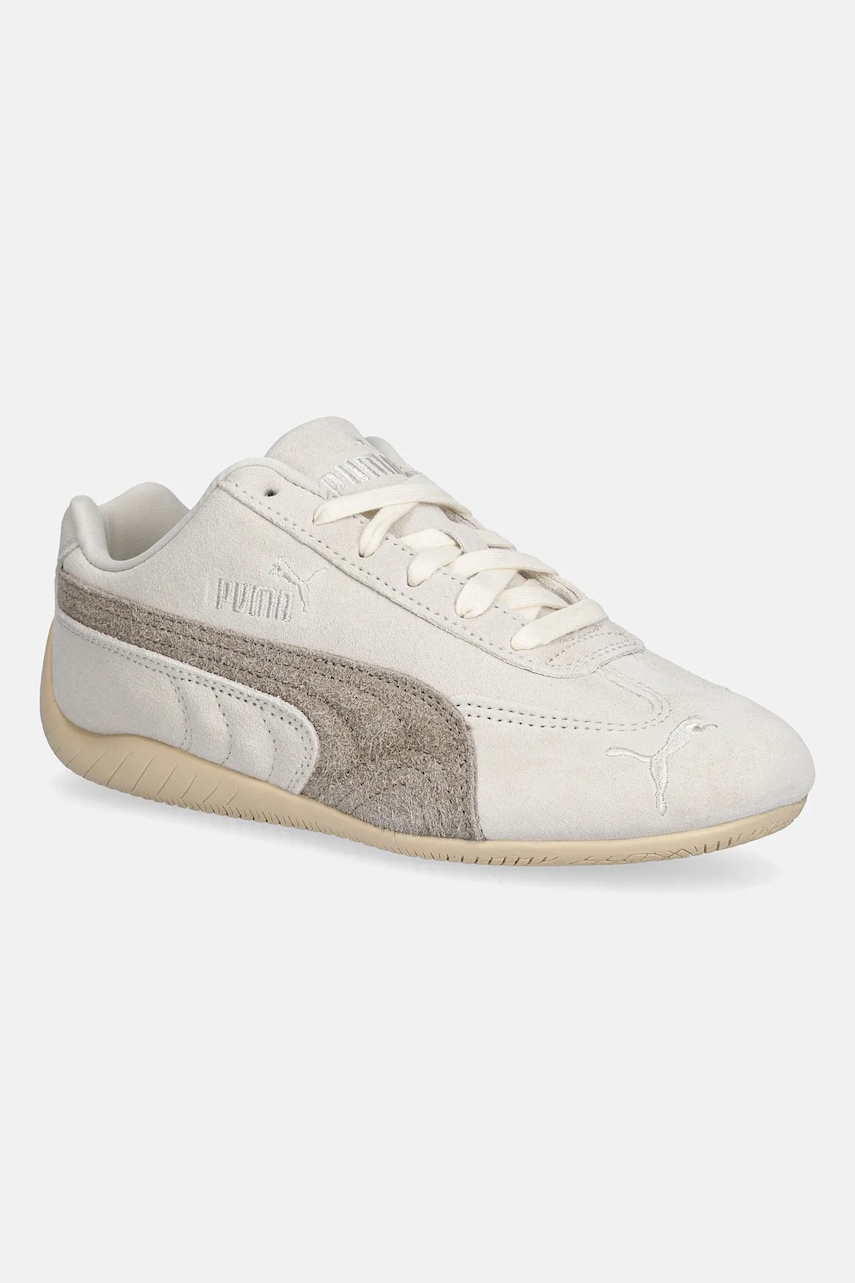 Puma sneakers din piele întoarsă Speedcat Elevated Wns culoarea bej, 403619