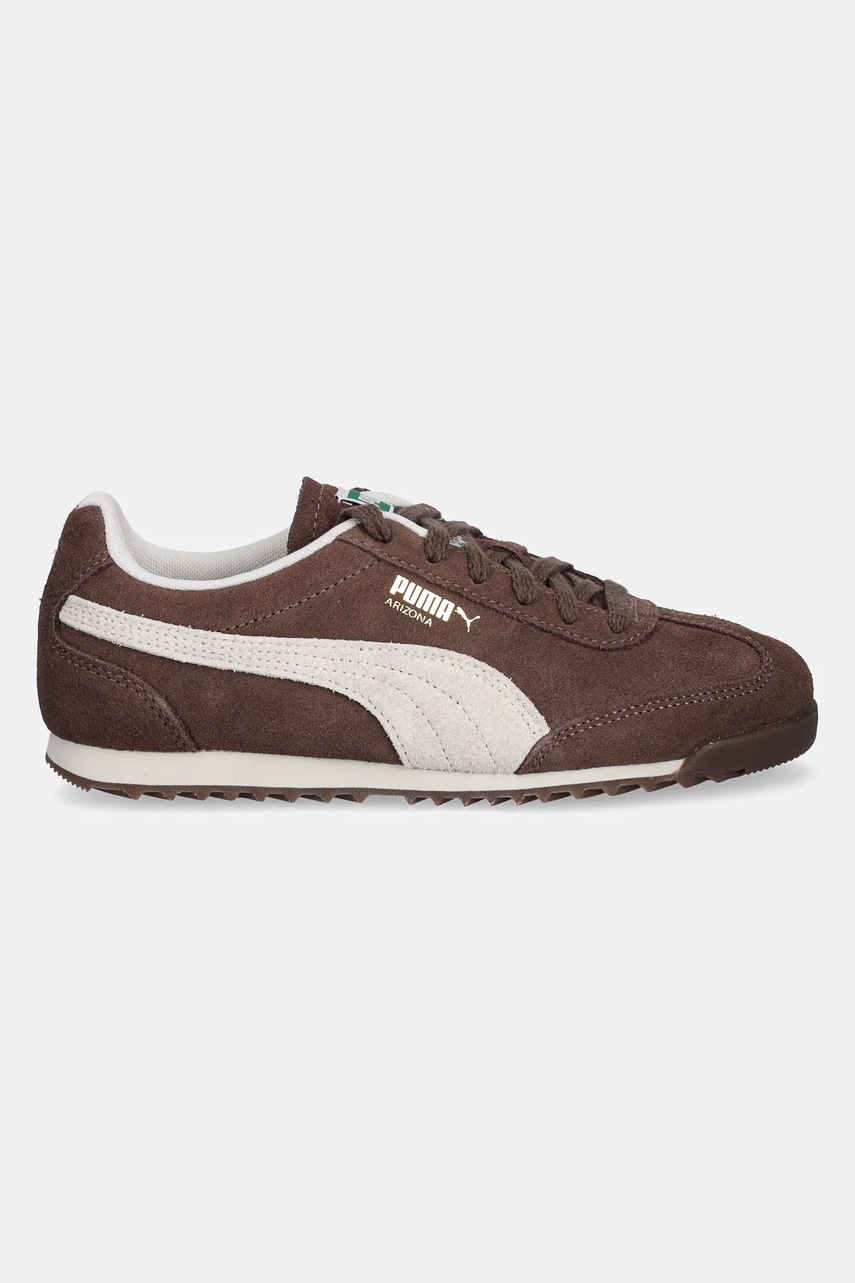 Замшевые кроссовки Puma Arizona SD цвет коричневый 402362