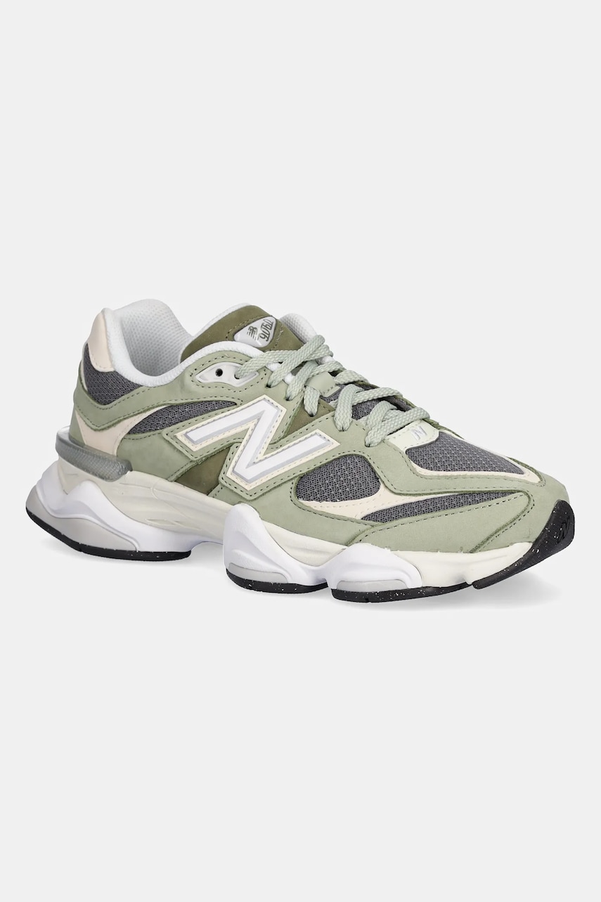 Levně Tenisky New Balance 9060 zelená barva, U9060CTD