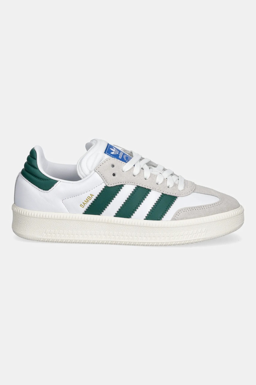 Кожаные кроссовки adidas Originals Samba XLG цвет белый JR0934
