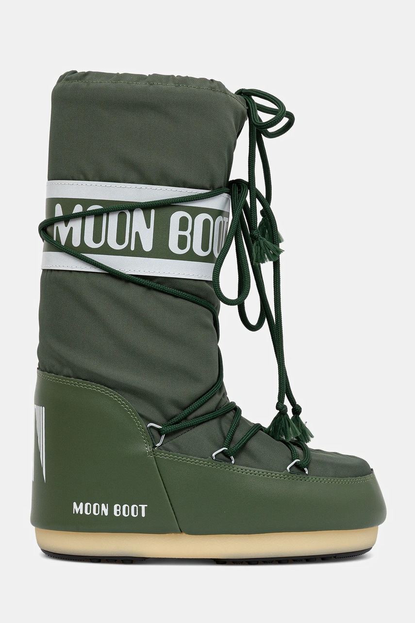 Зимние сапоги Moon Boot MB ICON NYLON цвет зелёный 80D1400440 G016
