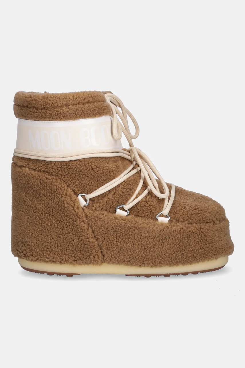 Зимние сапоги Moon Boot MB ICON LOW FLEECE цвет коричневый 80D1409700 M047 Зимние сапоги Moon Boot MB ICON LOW FLEECE цвет коричневый 80D1409700 M047