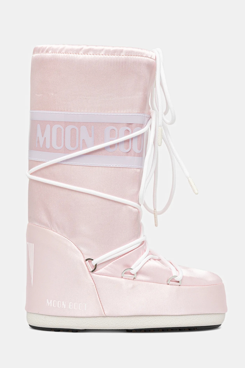 Зимние сапоги Moon Boot MB ICON PEARLY цвет розовый 80D1403060 J032 Зимние сапоги Moon Boot MB ICON PEARLY цвет розовый 80D1403060 J032