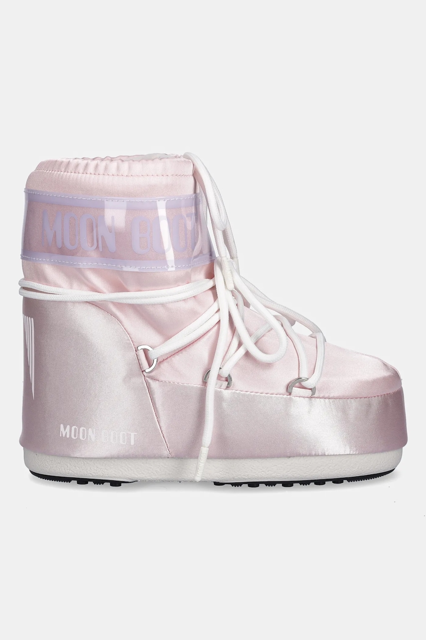 Зимние сапоги Moon Boot MB ICON LOW PEARLY цвет розовый 80D1409660 J032 Зимние сапоги Moon Boot MB ICON LOW PEARLY цвет розовый 80D1409660 J032