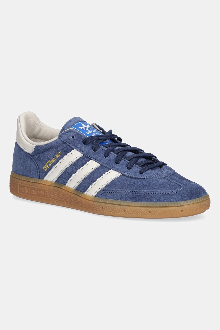Semišové tenisky adidas Originals Handball Spezial Mig pánské, tmavomodrá barva, JR9534