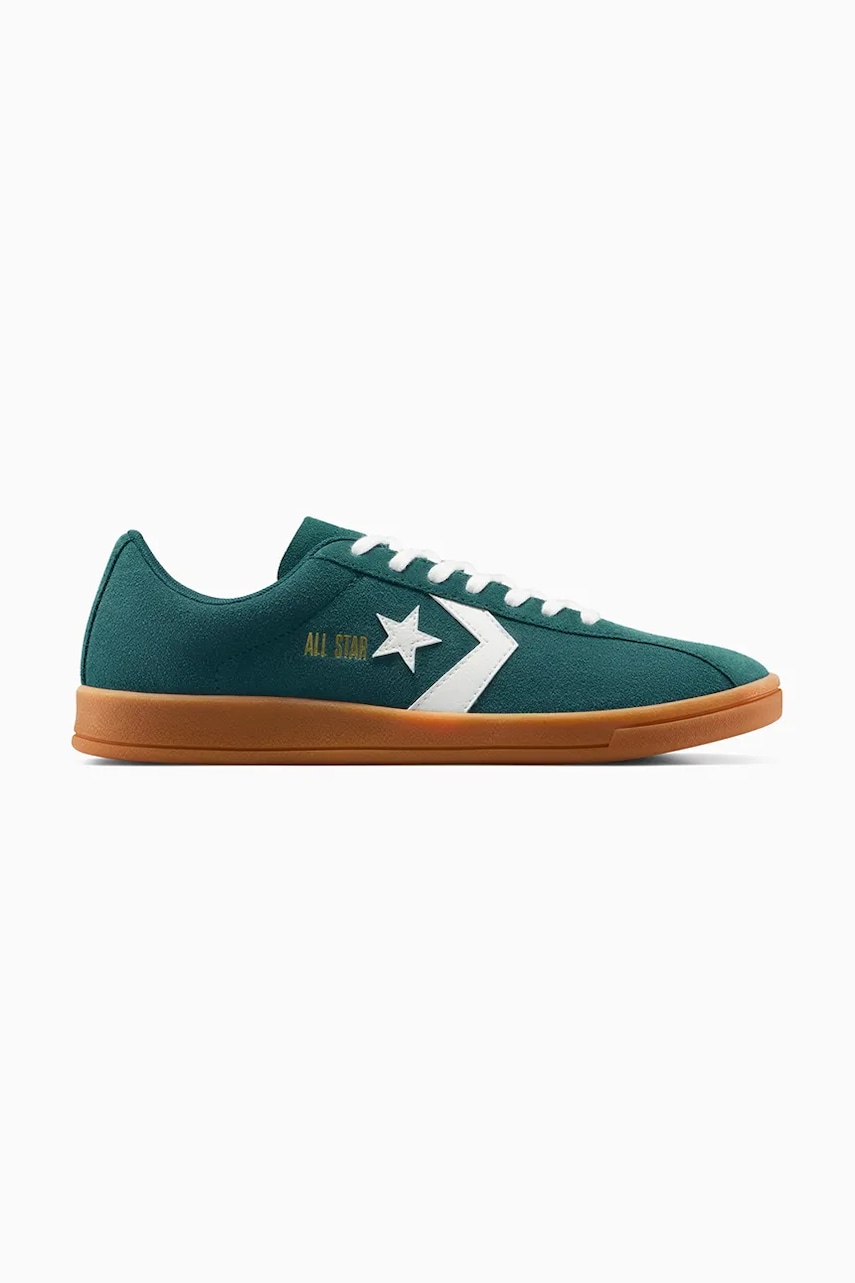 Converse sneakers din piele All Star Classic Trainer culoarea verde, A16433C