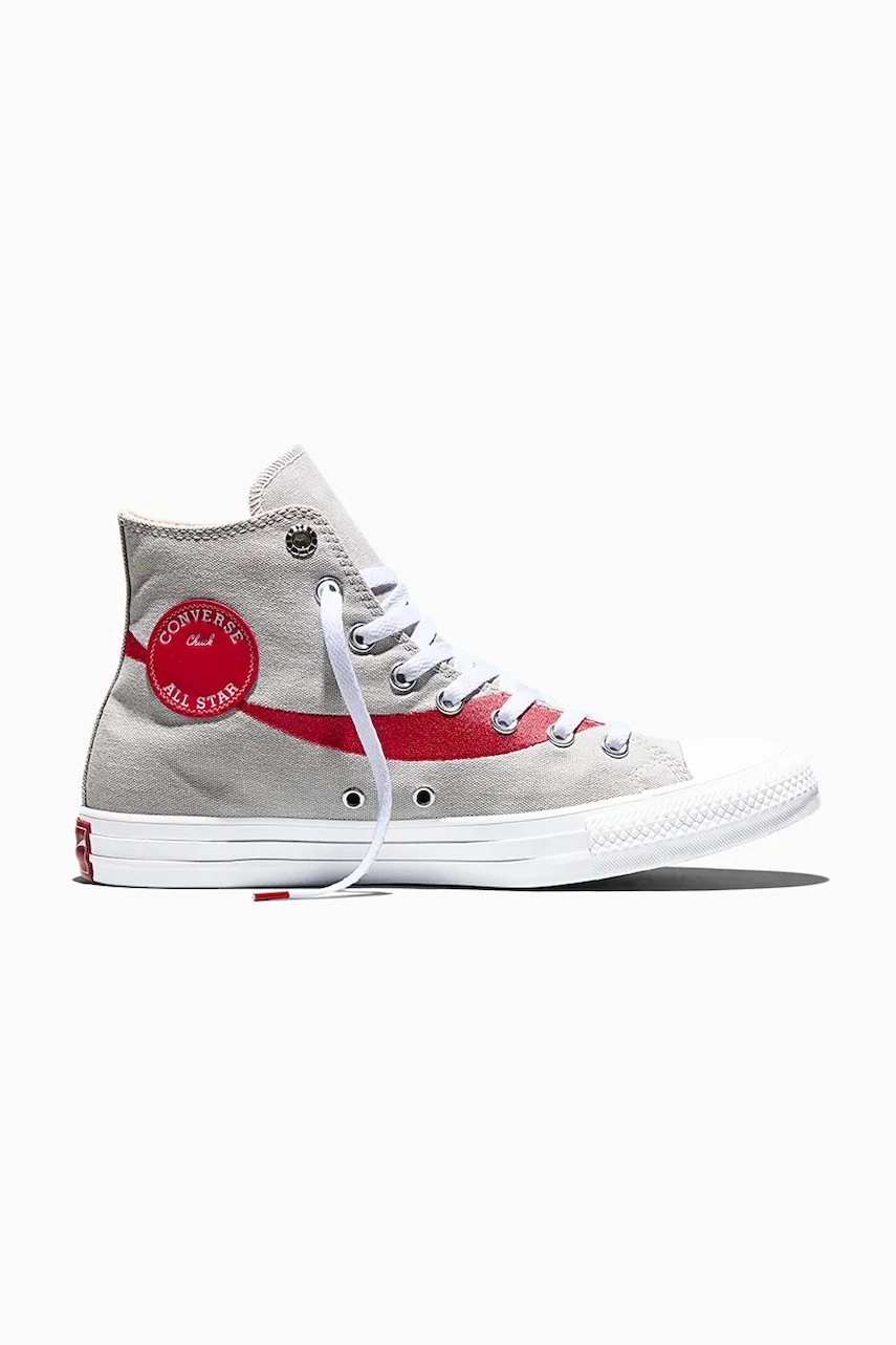 Converse teniși Converse x Coca-Cola Chuck Taylor All Star culoarea gri, A18436C