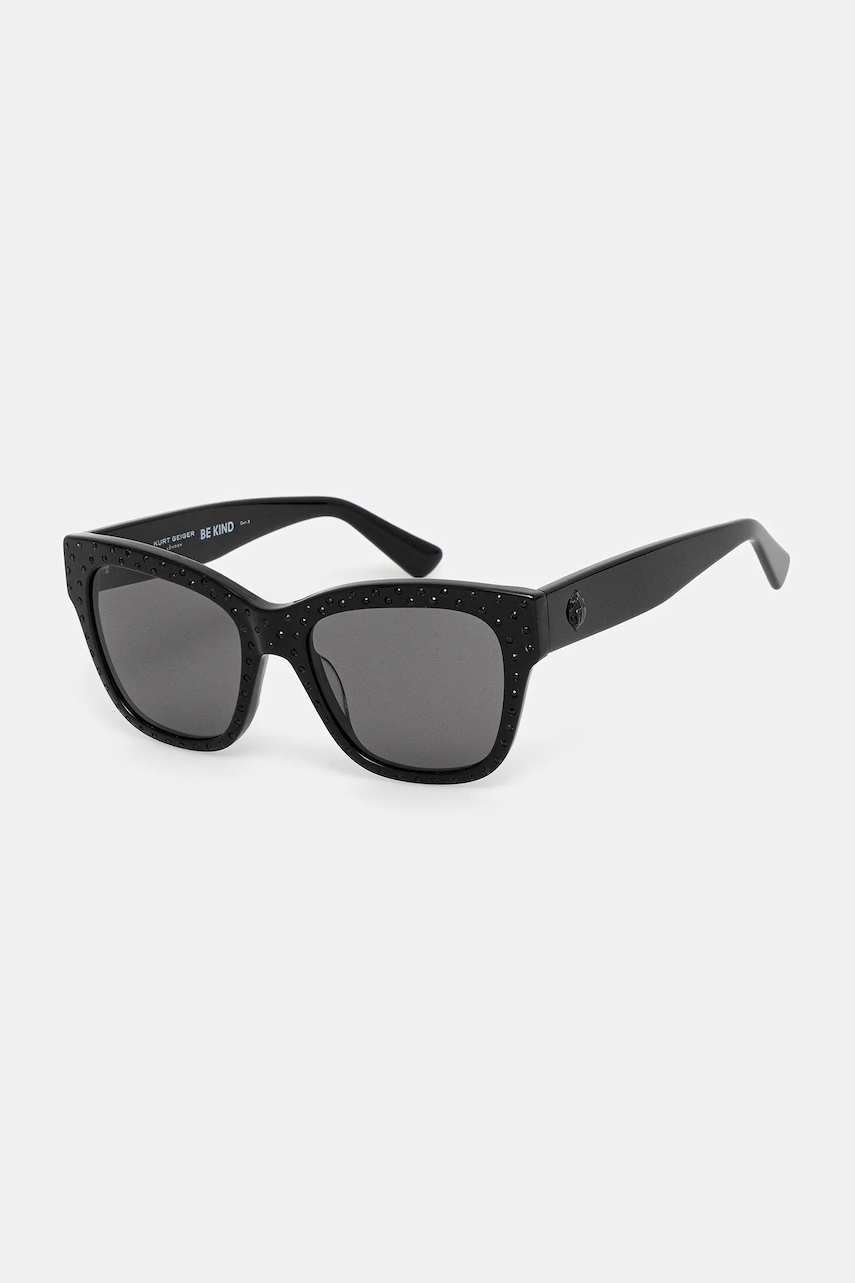 Kurt Geiger London ochelari de soare SHOREDITCH culoarea negru, 4738800679