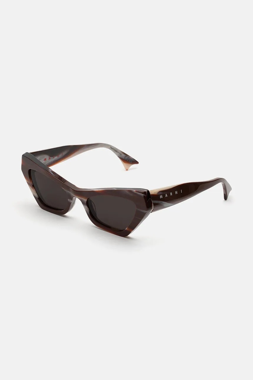 Marni ochelari de soare Zelaryth Chocolate