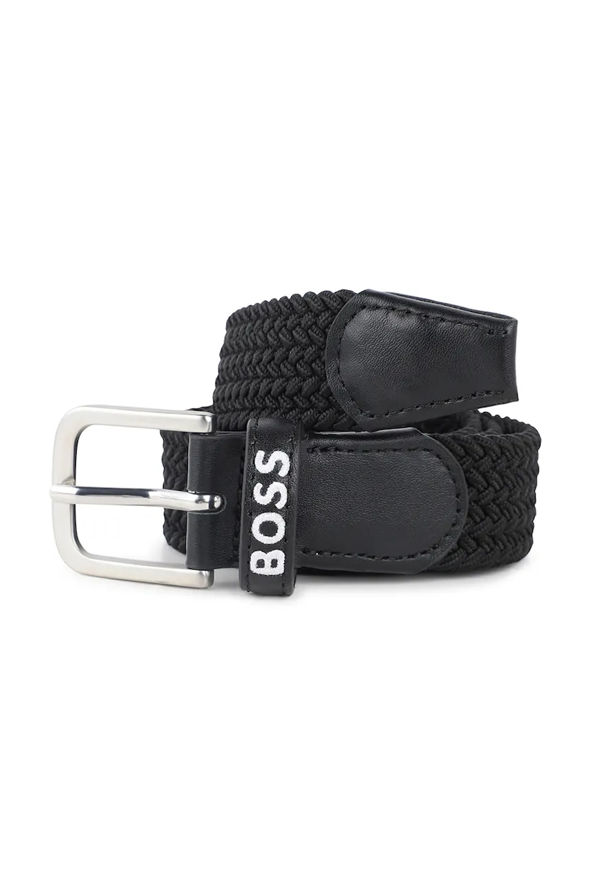 BOSS curea copii culoarea negru, J52632