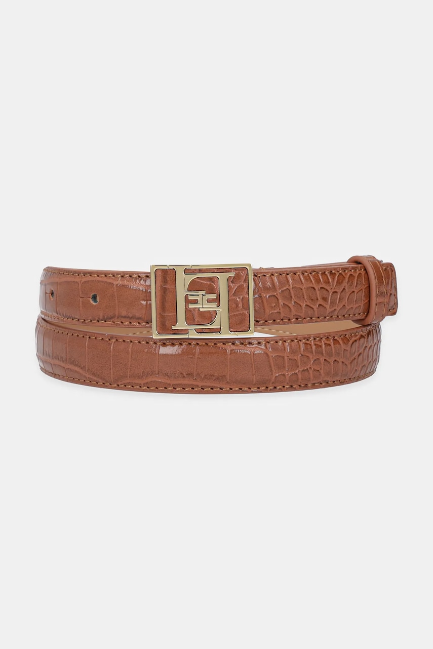 Elisabetta Franchi curea culoarea maro, CT47S56E2