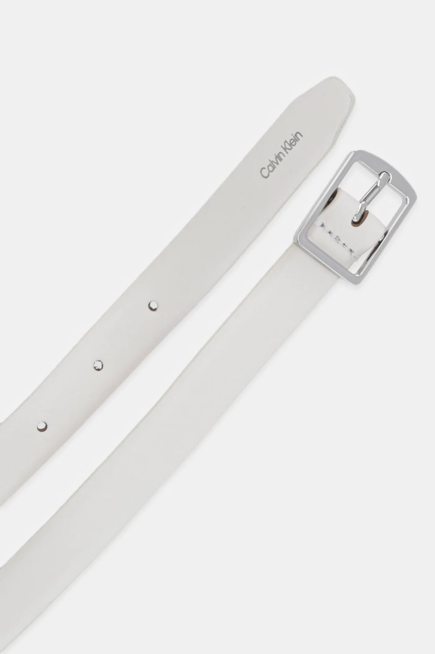 Кожаный ремень Calvin Klein цвет бежевый LV04F7036G Кожаный ремень Calvin Klein цвет бежевый LV04F7036G