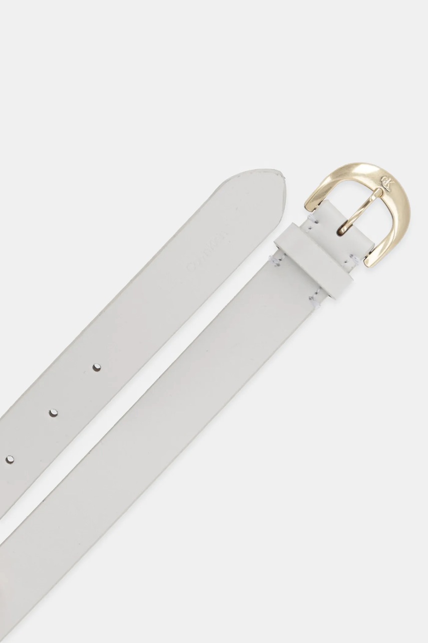 Кожаный ремень Calvin Klein цвет бежевый LV04K7015G