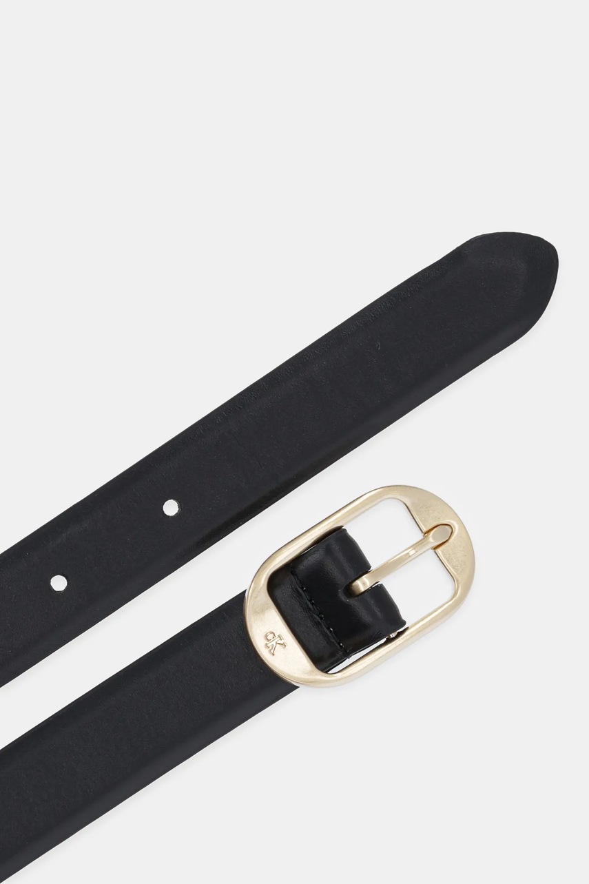 Кожаный ремень Calvin Klein цвет чёрный LV04K7014G