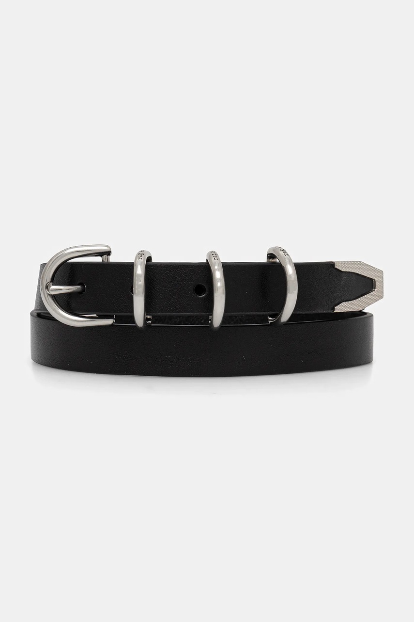 Rag & Bone curea de piele culoarea negru, WJW24S1007UA07