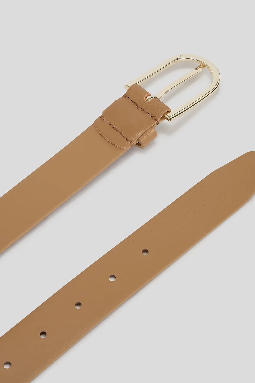 Karl Lagerfeld bőr öv barna, A3W33041 termék 2. képe