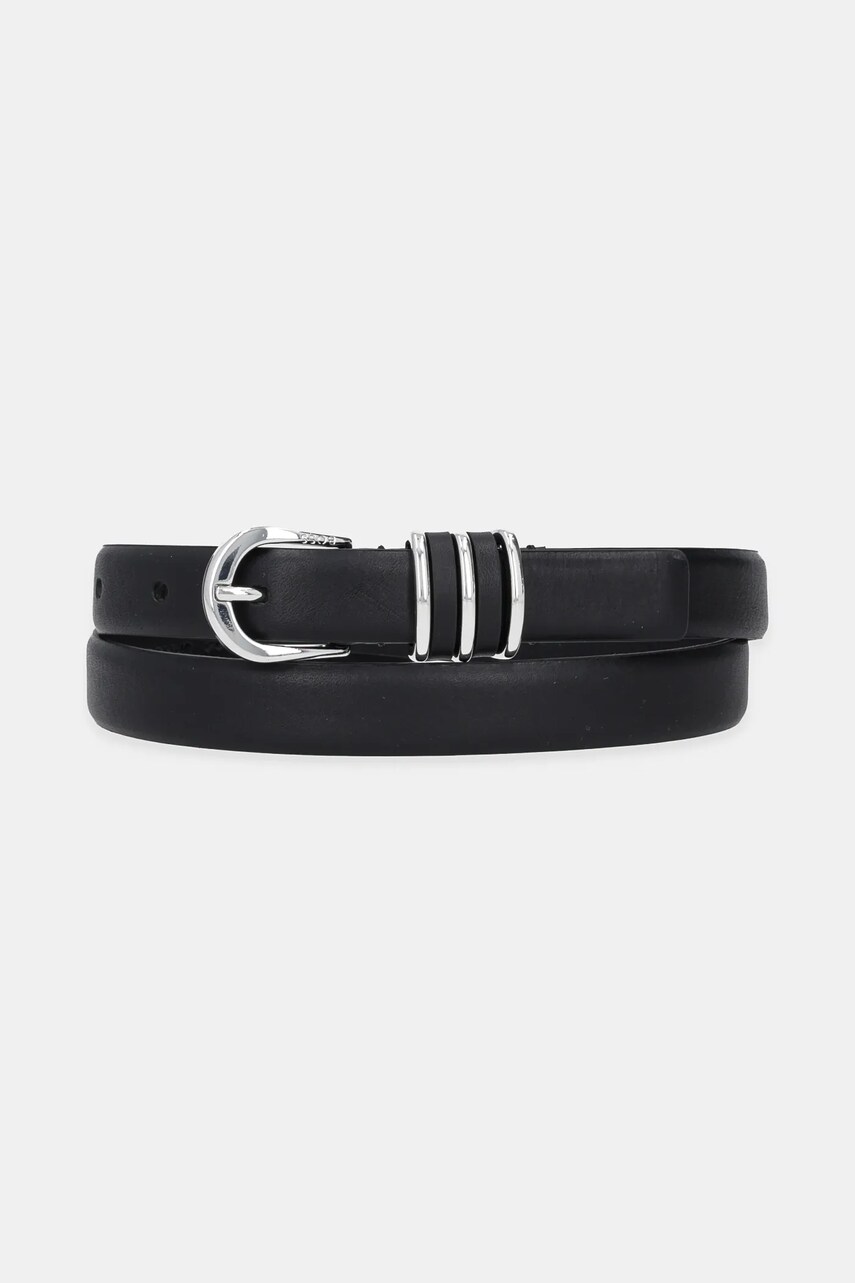 BOSS curea de piele culoarea negru, 50548534