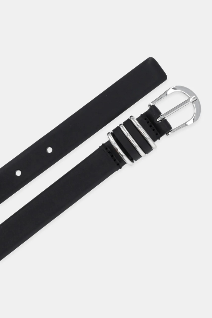 Кожаный ремень BOSS цвет чёрный 50548534