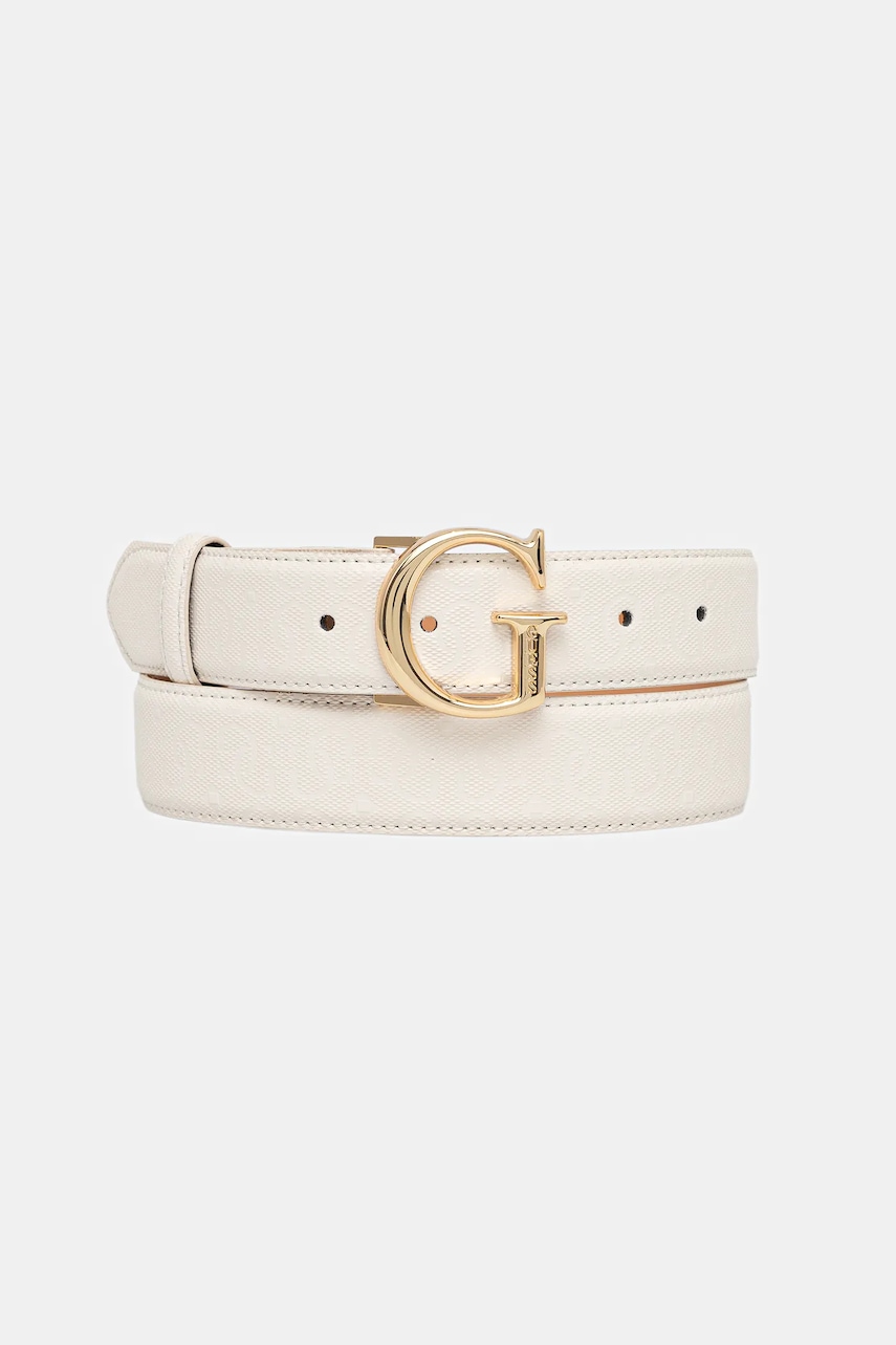 Levně Pásek Guess dámský, hnědá barva, BW9240 P5325