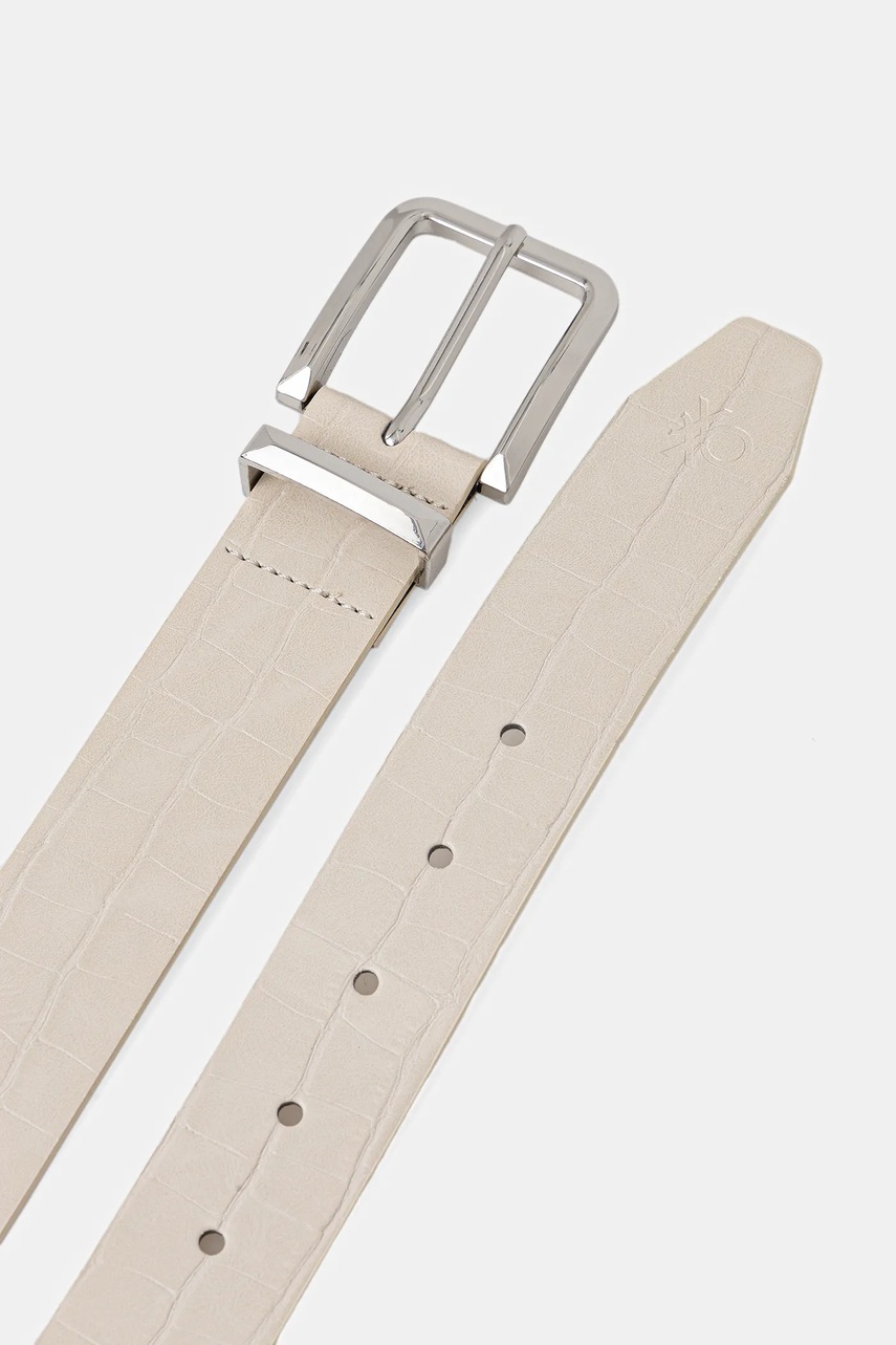 Ремень United Colors of Benetton цвет бежевый 63VHDL01D