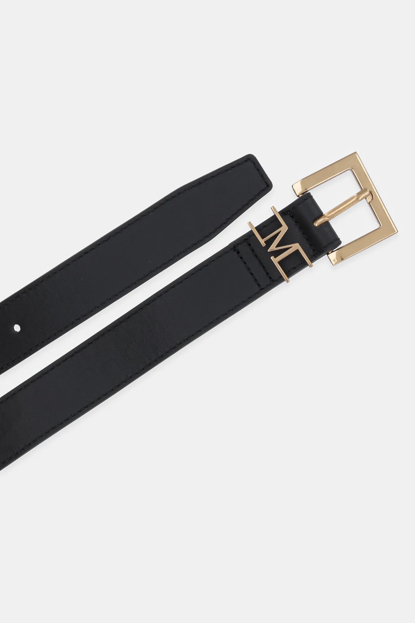 Кожаный ремень Marciano Guess цвет чёрный 5YGZ12 7330A