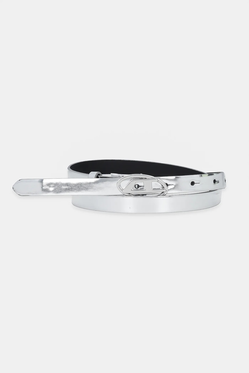 Diesel curea OVAL D LOGO B-1DR 15 culoarea argintiu, X10423.P1660