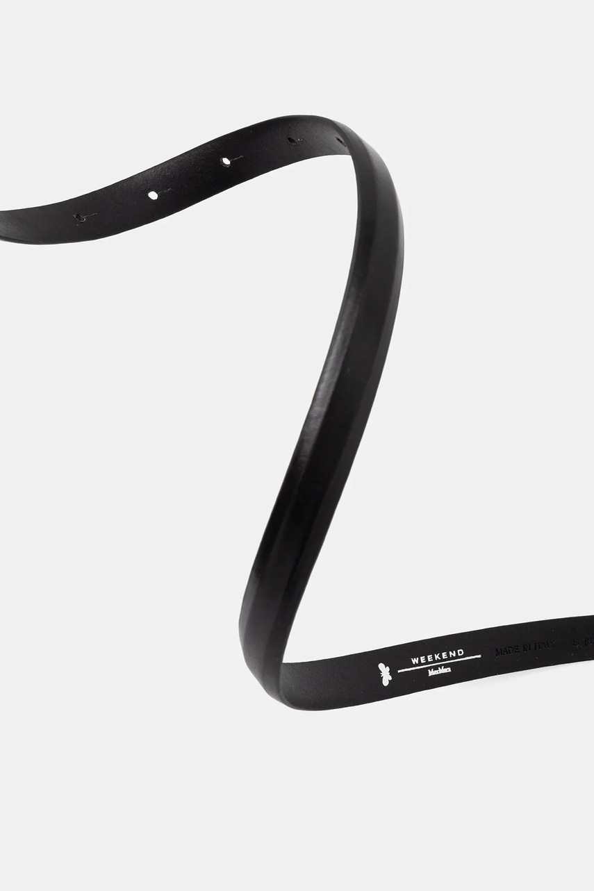 Кожаный ремень Weekend Max Mara PALUDE цвет чёрный 2525506014600