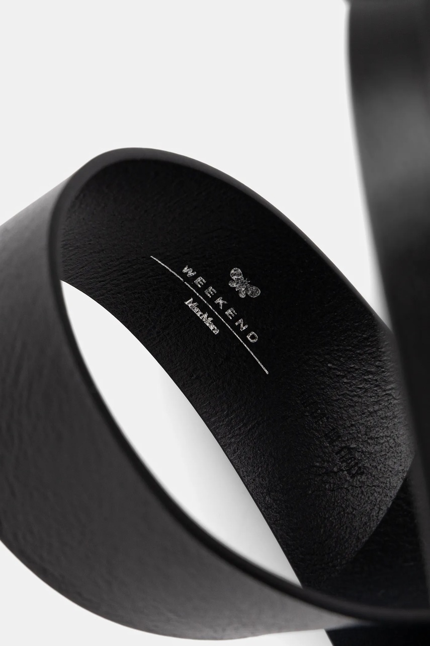 Кожаный ремень Weekend Max Mara TEOREMA цвет чёрный 2525506074600