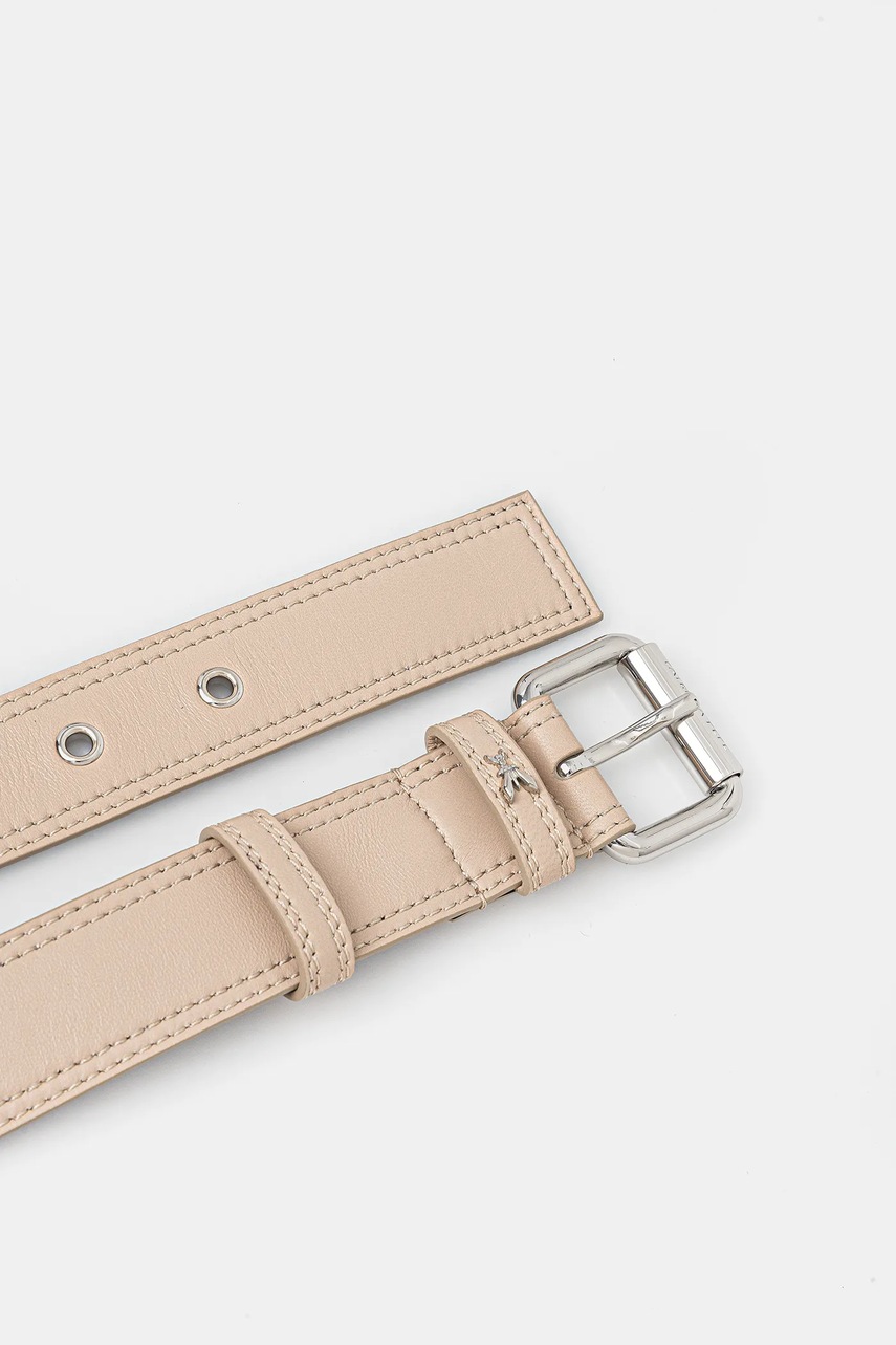Кожаный ремень Patrizia Pepe цвет бежевый 2W0023 L113