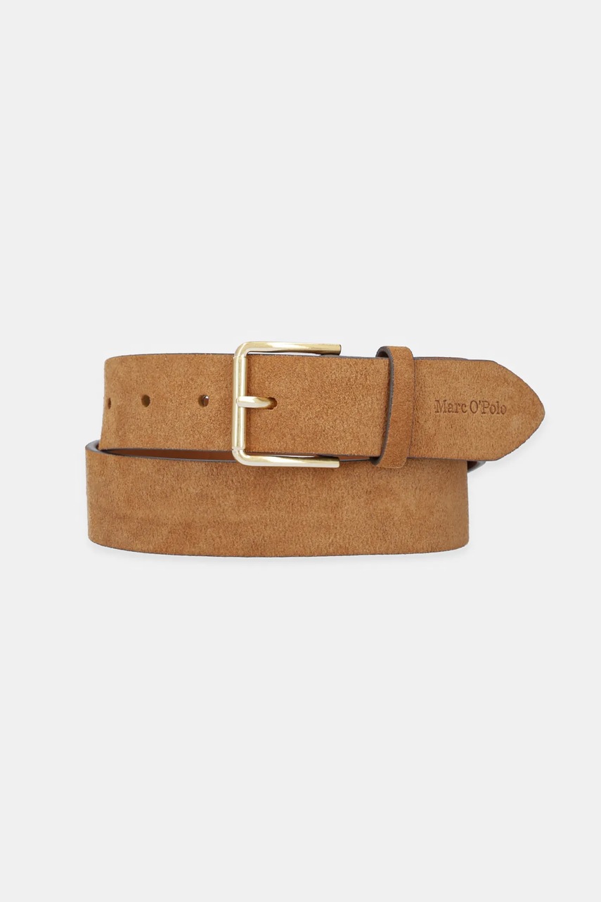 Marc O'Polo curea de piele culoarea maro, 50617739501205