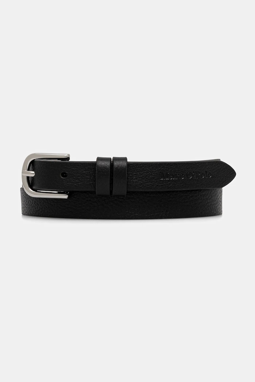 Marc O\'Polo curea de piele culoarea negru, 50817739501133