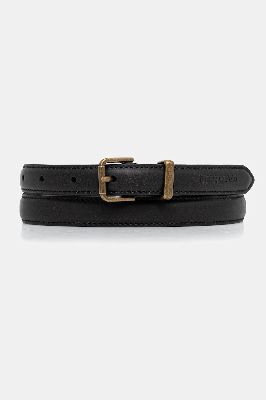 Marc O\'Polo curea de piele culoarea negru, 50817739504104