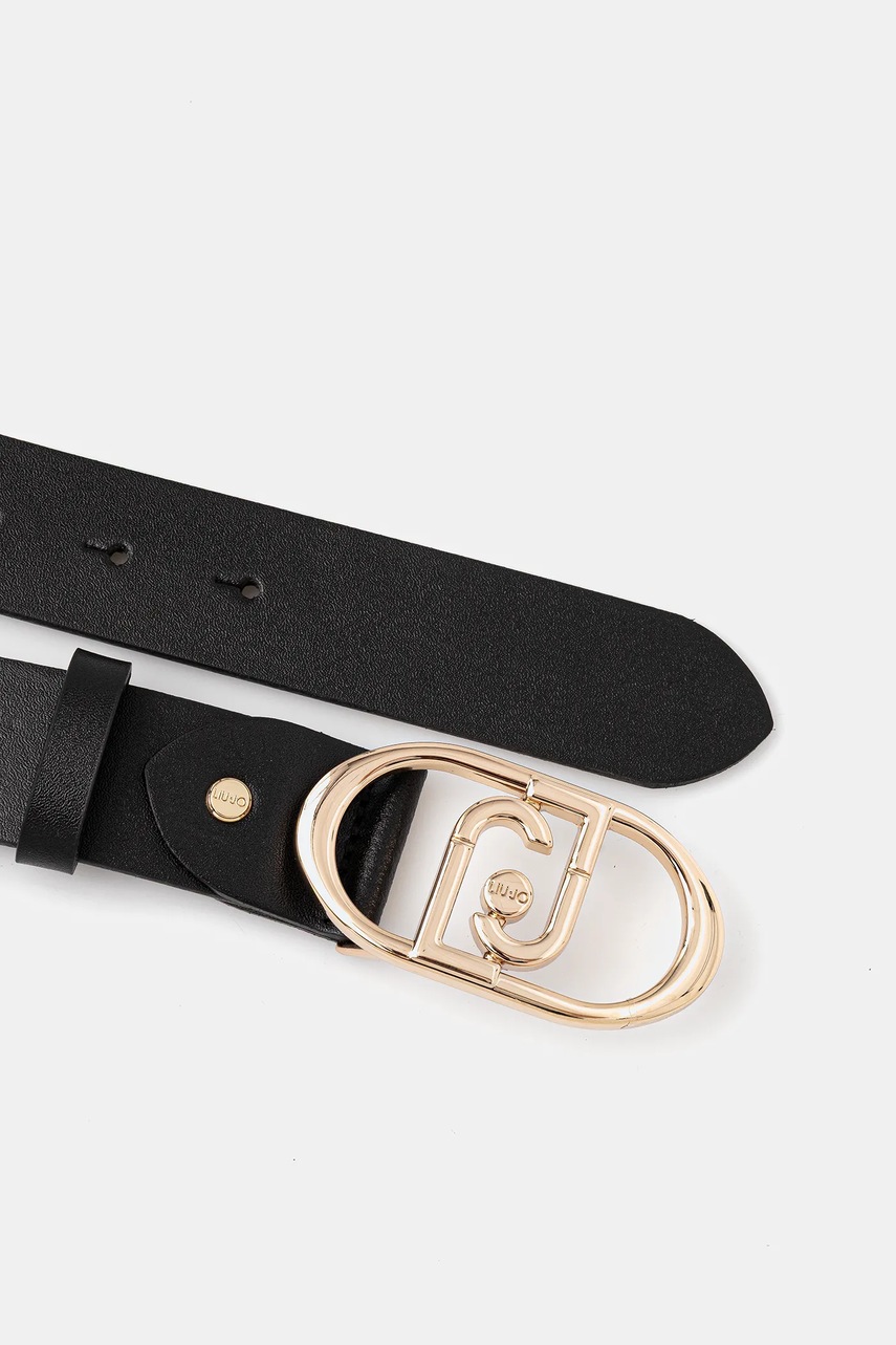 Кожаный ремень Liu Jo цвет чёрный AF5242.P0062