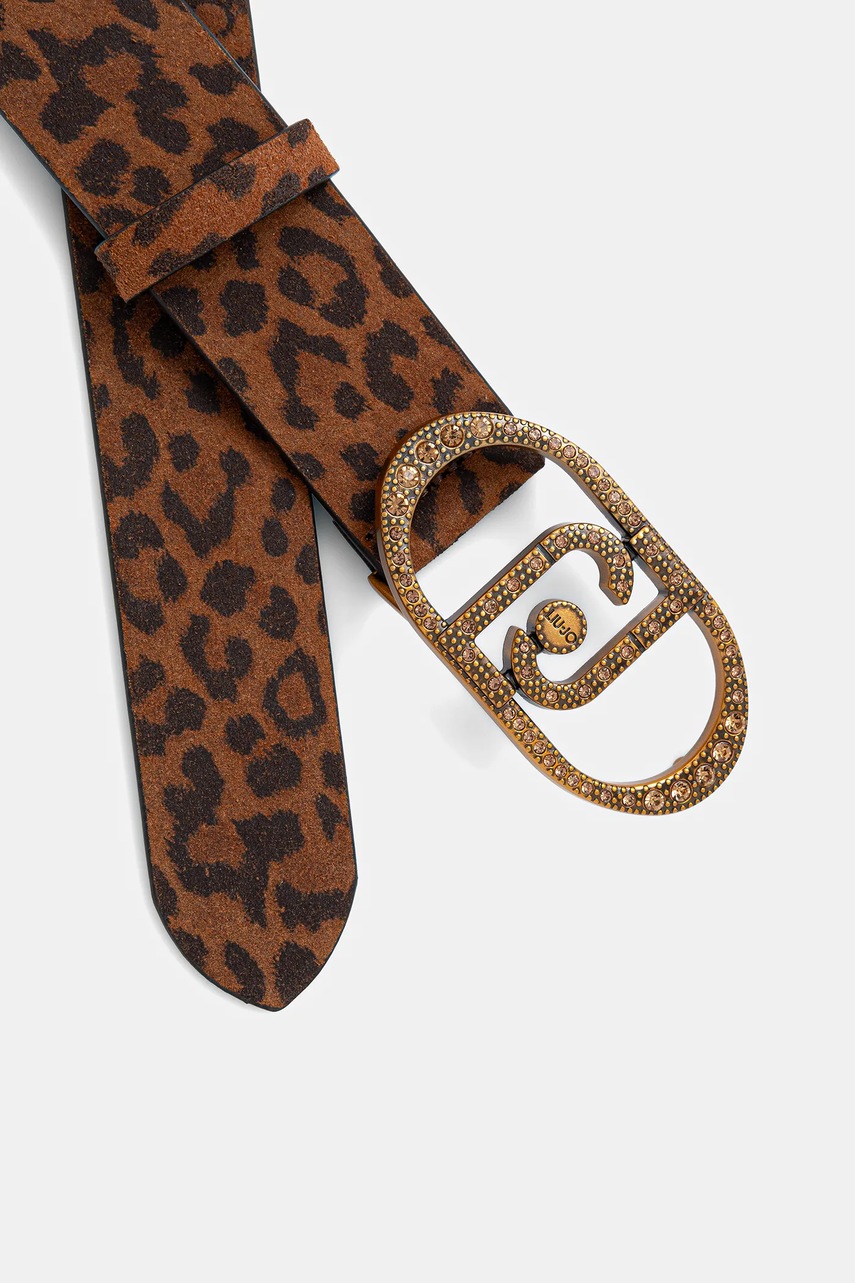 Нубуковый ремень Liu Jo цвет коричневый AF5327.P0086