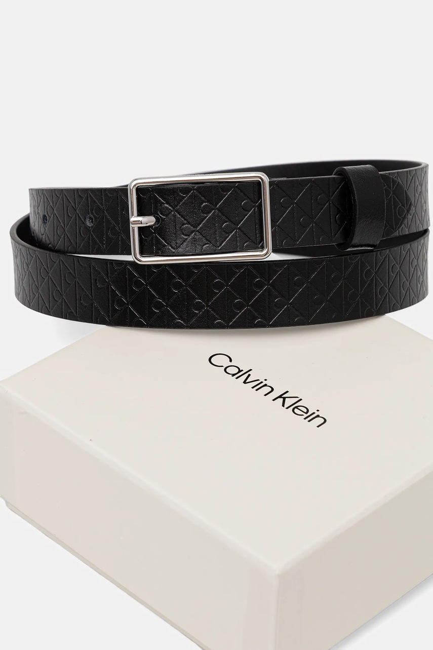 Calvin Klein opasok dámsky kožený