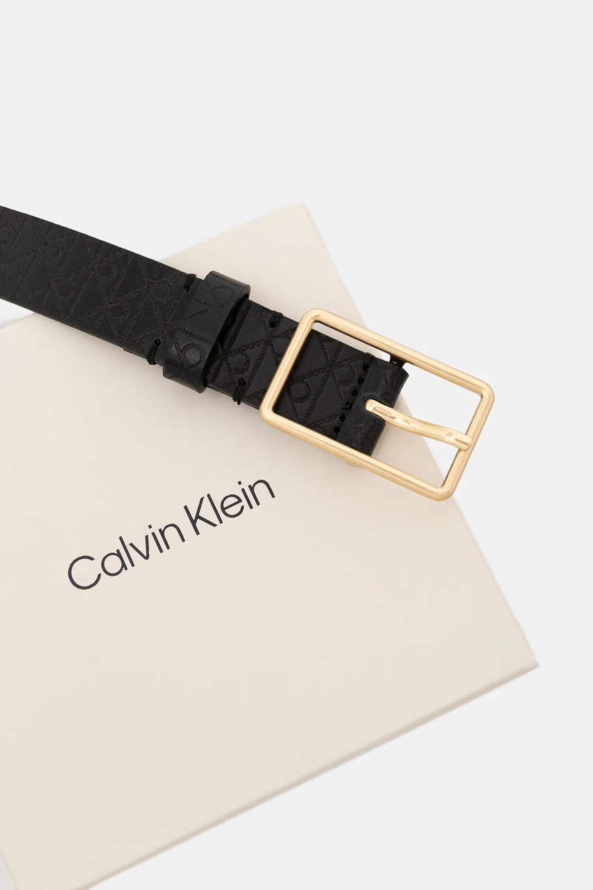 Calvin Klein opasok dámsky kožený