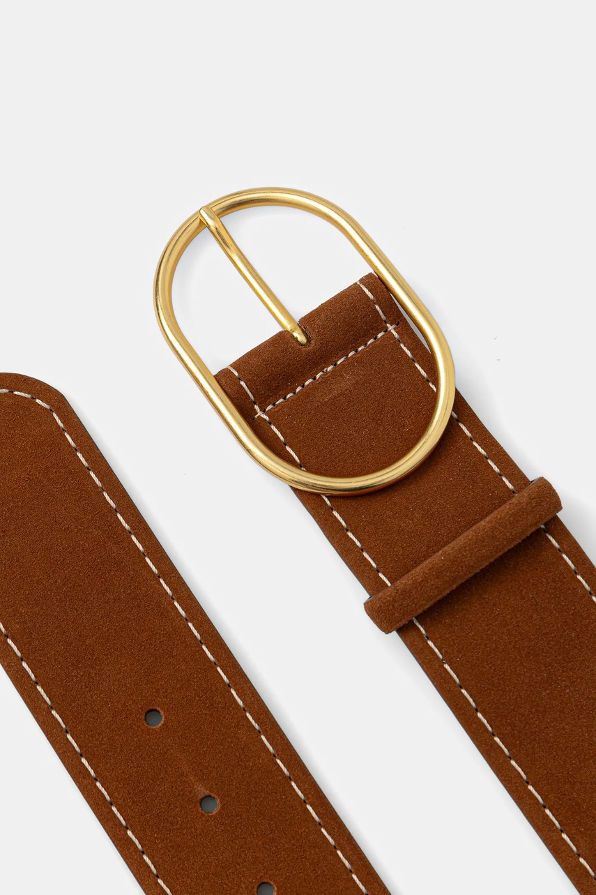 Кожаный ремень Gianni Chiarini цвет коричневый CN.K00334