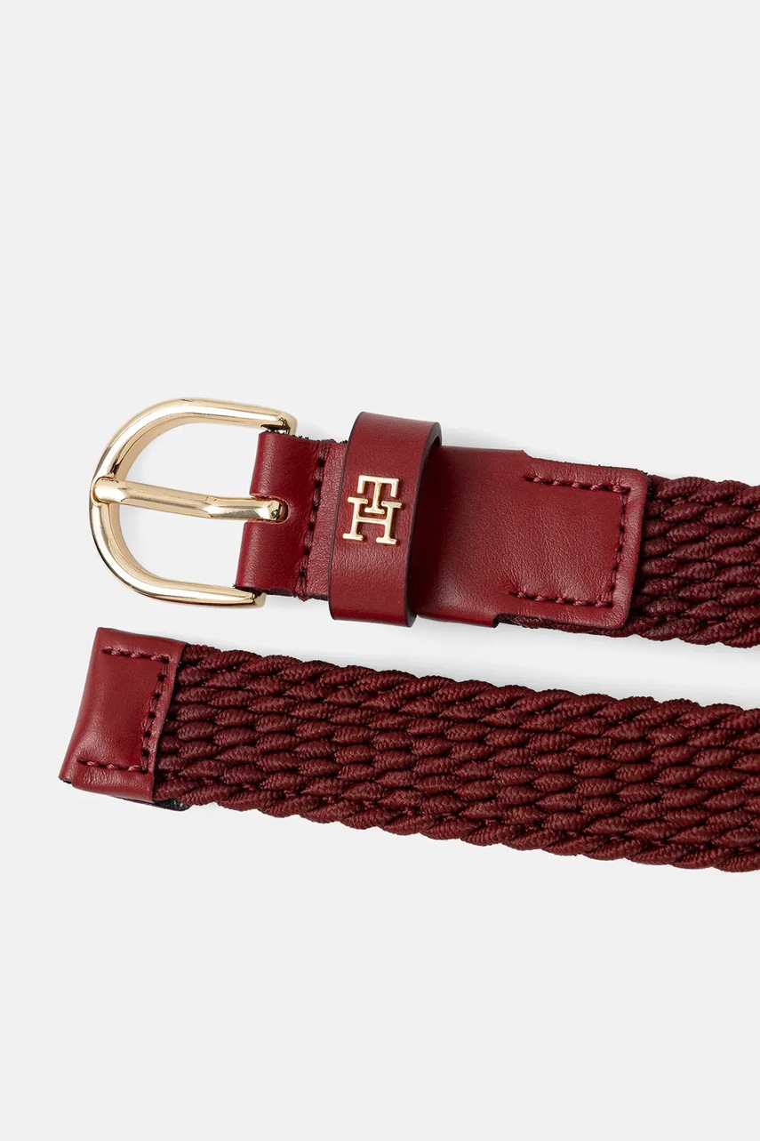 Ремень Tommy Hilfiger цвет бордовый AW0AW17973