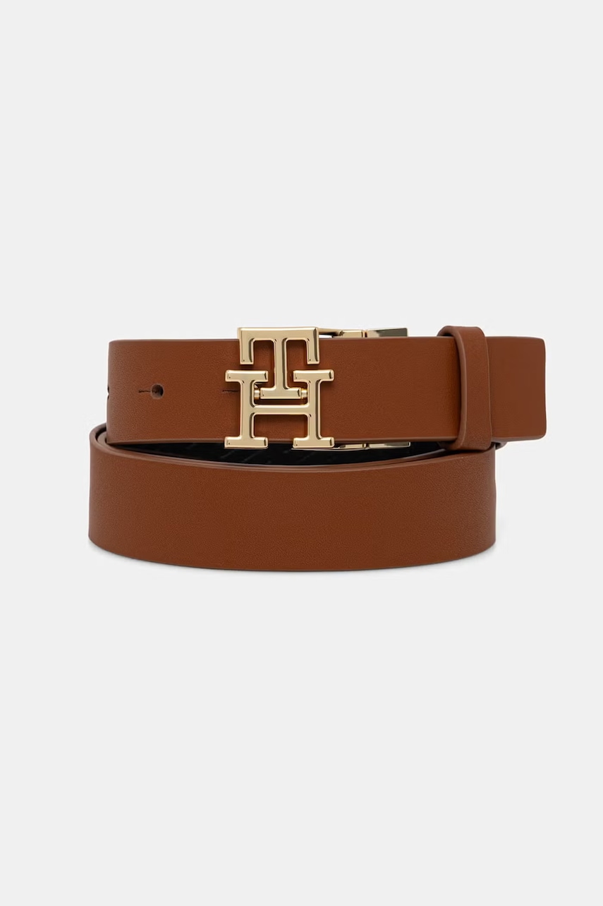 Levně Tommy Hilfiger oboustranný dámský kožený pásek